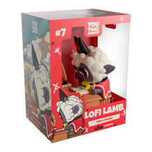 Load image into Gallery viewer, Boxed vinyl figure of Lofi Lamb with colorful design and visible branding in Youtooz packaging.

