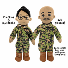 Load image into Gallery viewer, My Hero™ Daddy Doll Marine | Custom Recordable Plush
