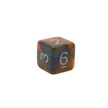 Load image into Gallery viewer, Mysterious Ink - 7 Piece DnD Dice Set | Acrylic RPG Gaming Dice
