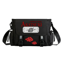 Load image into Gallery viewer, Naruto Anime Backpack, Includes Pencil Case and External Charging Port, Uzumaki Akatsuki School Students Schoolbag Leisure Computer Bag
