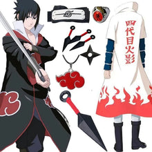 Load image into Gallery viewer, Naruto Shippuden Anime Cosplay Akatsuki Ninja Hokage Costume Itachi Sasuke
