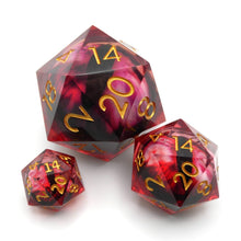 Load image into Gallery viewer, Nosferatu&#39;s Eye - Giant D20 Moving Eye DnD Dice | Acrylic RPG Gaming Dice
