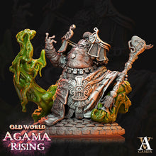 Load image into Gallery viewer, 3D Printed Archvillain Games Acolytes of Ziskal Old World Agama Rising 28 32mm D&amp;D
