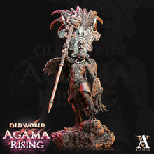 Load image into Gallery viewer, 3D Printed Archvillain Games Agama Sundancers Old World Agama Rising 28 32mm D&amp;D
