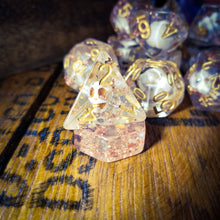 Load image into Gallery viewer, Swashbuckler - 14 Piece DnD Dice Set | Acrylic RPG Gaming Dice
