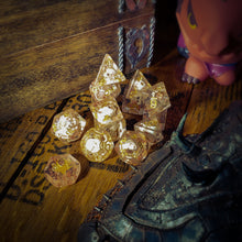 Load image into Gallery viewer, Swashbuckler - 14 Piece DnD Dice Set | Acrylic RPG Gaming Dice
