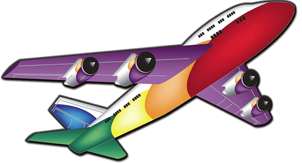50 Inch 3-D Nylon Jumbo Jet