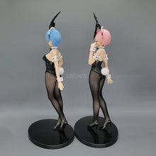 Load image into Gallery viewer, Rem and Ram Twins Bunny Outfit Anime Figurines, Re:ZERO Starting Life in Another World Action Figures

