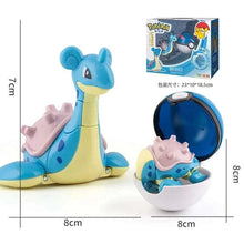 Load image into Gallery viewer, Pokemon Pokeball Anime Figures Toys, Pikachu Gengar Dragonite Snorlax Lapras Pocket Pokeball Toys
