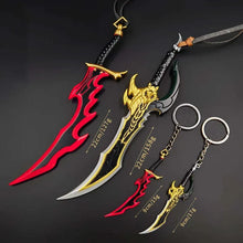 Load image into Gallery viewer, Solo Leveling Anime Manwha Sung Jinwoo Knight Killer Dagger Kasaka's Venom Fang Keychains Pendant
