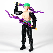 Load image into Gallery viewer, CloudAnimeStudio Roronoa Zoro 3D Printed Anime Figurine, One Piece Action Figures Multi-Jointed Toys

