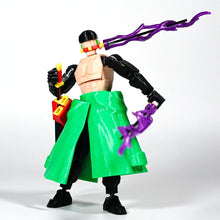 Load image into Gallery viewer, CloudAnimeStudio Roronoa Zoro 3D Printed Anime Figurine, One Piece Action Figures Multi-Jointed Toys
