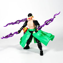 Load image into Gallery viewer, CloudAnimeStudio Roronoa Zoro 3D Printed Anime Figurine, One Piece Action Figures Multi-Jointed Toys
