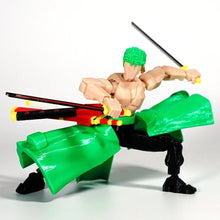 Load image into Gallery viewer, CloudAnimeStudio Roronoa Zoro 3D Printed Anime Figurine, One Piece Action Figures Multi-Jointed Toys
