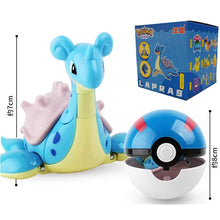 Load image into Gallery viewer, Pokemon Pokeball Anime Figures Toys, Pikachu Gengar Dragonite Snorlax Lapras Pocket Pokeball Toys
