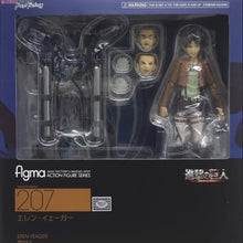 Load image into Gallery viewer, Eren Jaeger Action Figure, Attack On Titan Anime Figurines Holding Sword Detachable 17 CM
