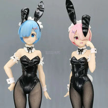 Load image into Gallery viewer, Rem and Ram Twins Bunny Outfit Anime Figurines, Re:ZERO Starting Life in Another World Action Figures
