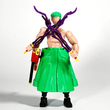 Load image into Gallery viewer, CloudAnimeStudio Roronoa Zoro 3D Printed Anime Figurine, One Piece Action Figures Multi-Jointed Toys
