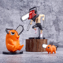 Load image into Gallery viewer, 3PCS Denji Pochita Chainsaw Man Anime Mini Figures Set, Chainsaw Man Kawaii Chibi Action Figurines
