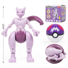 Load image into Gallery viewer, Pokemon Pokeball Anime Figures Toys, Pikachu Gengar Dragonite Snorlax Lapras Pocket Pokeball Toys
