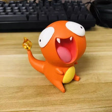 Load image into Gallery viewer, 8 PCS Silly Pokemon Mini Figurine Set, Pikachu Bulbasaur Charmander Squirtle Cute PVC Action Figures
