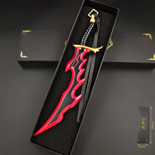 Load image into Gallery viewer, Solo Leveling Anime Manwha Sung Jinwoo Knight Killer Dagger Kasaka's Venom Fang Keychains Pendant
