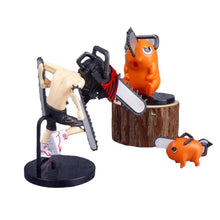 Load image into Gallery viewer, 3PCS Denji Pochita Chainsaw Man Anime Mini Figures Set, Chainsaw Man Kawaii Chibi Action Figurines
