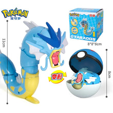 Load image into Gallery viewer, Pokemon Pokeball Anime Figures Toys, Pikachu Gengar Dragonite Snorlax Lapras Pocket Pokeball Toys
