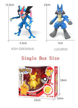 Load image into Gallery viewer, Pokemon Pokeball Anime Figures Toys, Pikachu Gengar Dragonite Snorlax Lapras Pocket Pokeball Toys
