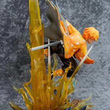 Load image into Gallery viewer, Agatsuma Zenitsu LED Anime Figure, Demon Slayer Action Figurines PVC Statue 35 CM
