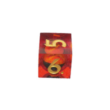Load image into Gallery viewer, 1d6 Moving Eye Sharp Edge DnD Dice | Acrylic RPG Gaming Dice
