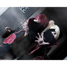 Load image into Gallery viewer, Akatsuki Uchiha Itachi Cloak for Kids &amp; Adults Long Black Robe Cosplay Costume with Accessories
