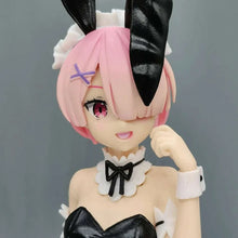 Load image into Gallery viewer, Rem and Ram Twins Bunny Outfit Anime Figurines, Re:ZERO Starting Life in Another World Action Figures
