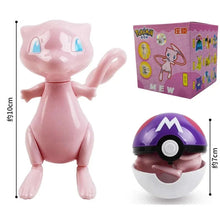 Load image into Gallery viewer, Pokemon Pokeball Anime Figures Toys, Pikachu Gengar Dragonite Snorlax Lapras Pocket Pokeball Toys

