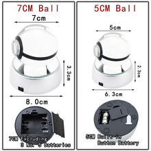 Load image into Gallery viewer, Pokemon 3D Crystal Ball Pokeballs with LED Light Base, Kids Anime Toy Gifts
