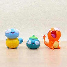 Load image into Gallery viewer, 8 PCS Silly Pokemon Mini Figurine Set, Pikachu Bulbasaur Charmander Squirtle Cute PVC Action Figures
