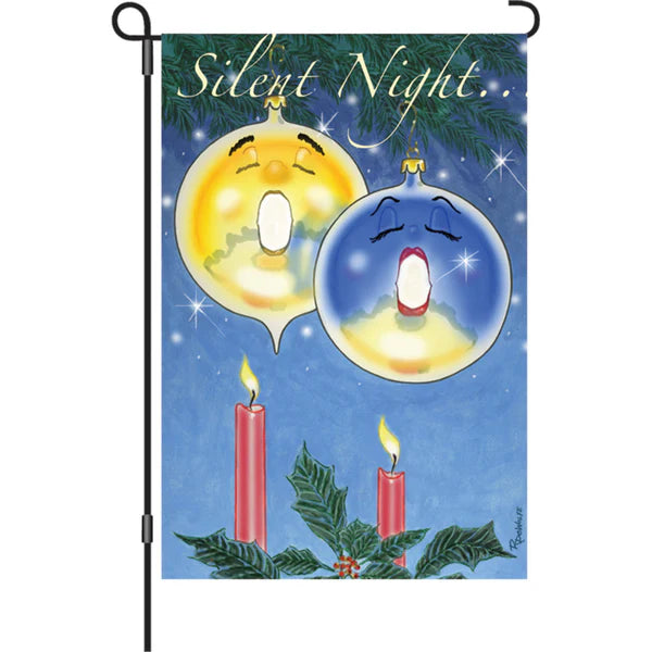Silent Night 12 and 28 inch flags
