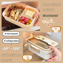 Load image into Gallery viewer, Simple Cute Portable Lunch Box, With Compartment &amp; Microwave-Safe, Perfect for Work, School, or Picnics
