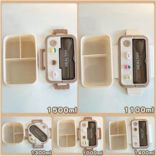 Load image into Gallery viewer, Simple Cute Portable Lunch Box, With Compartment &amp; Microwave-Safe, Perfect for Work, School, or Picnics

