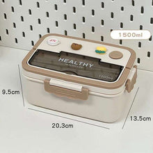 Load image into Gallery viewer, Simple Cute Portable Lunch Box, With Compartment &amp; Microwave-Safe, Perfect for Work, School, or Picnics
