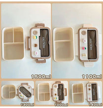 Load image into Gallery viewer, Simple Cute Portable Lunch Box, With Compartment &amp; Microwave-Safe, Perfect for Work, School, or Picnics
