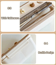 Load image into Gallery viewer, Simple Cute Portable Lunch Box, With Compartment &amp; Microwave-Safe, Perfect for Work, School, or Picnics
