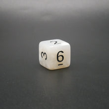 Load image into Gallery viewer, Snowy Owl - 7 Piece DnD Dice Set | Acrylic RPG Gaming Dice

