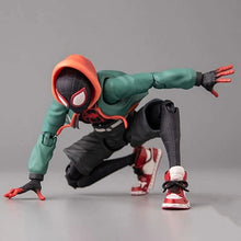 Load image into Gallery viewer, Spiderman Miles Morales Figure, Marvel Spider-Man Spider Verse Figurine 5 in
