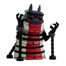 Load image into Gallery viewer, The One Who Wants figurine with red and white striped body, black gloves, and hat on a white background
