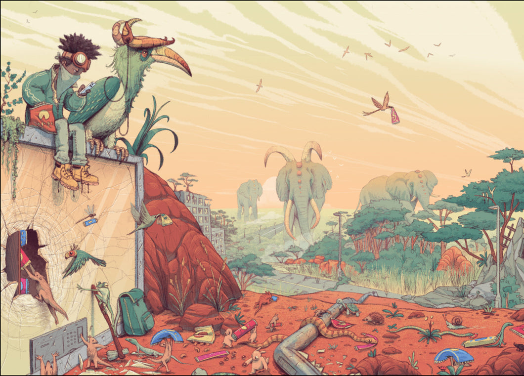 Wasteland Nomad 500 Piece Puzzle