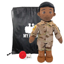 Load image into Gallery viewer, My Hero™ Army Soldier Daddy Doll | Custom Recordable Plush
