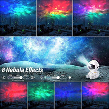 Load image into Gallery viewer, Space Projector Light – Adjustable Astronaut Galaxy Star Lamp
