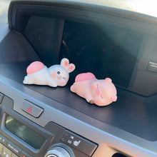 Load image into Gallery viewer, Cute Animal Car Ornament – Resin Bouncy Butt Dashboard Accessory

