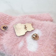 Load image into Gallery viewer, Work Hard Cat Enamel Pin – Funny Accessory for Cat Lovers

